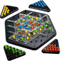 Chain Triangle Chess Triggle Rubber Band Game Strategy Building Board Games