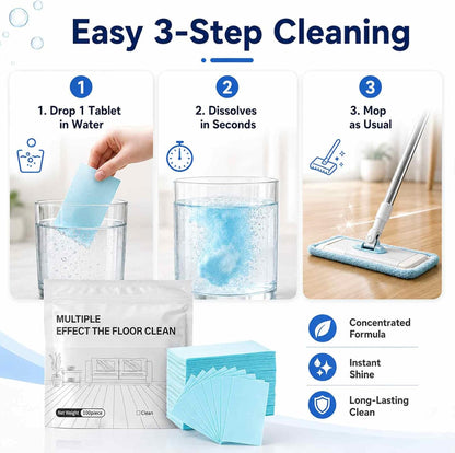 Multi-Effect Floor Clean Solution for Hardwood, Laminate, Tile (100 Piece) (PL)