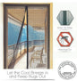 Magnetic Mesh Screen Door Curtain